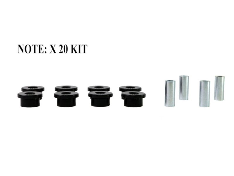 Nolathane Polyurethan-Buchsensatz obere Längslenker hinten (schwarz) für Toyota Land Cruiser KDJ9/KZJ9
