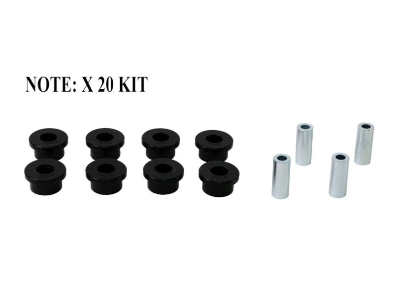 Nolathane Polyurethan-Buchsensatz obere Längslenker hinten (schwarz) für Toyota Land Cruiser KDJ9/KZJ9