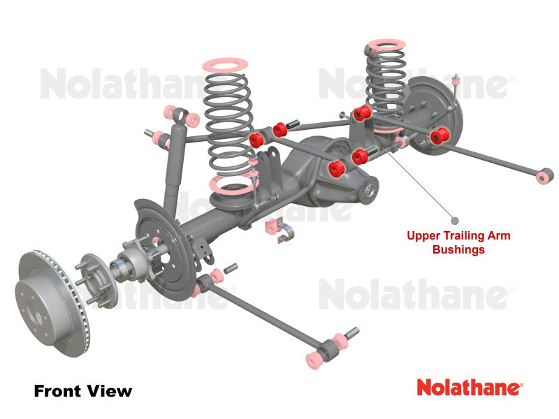 Nolathane Polyurethan-Buchsensatz obere Längslenker hinten für Toyota Land Cruiser HDJ80