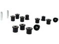 Kit silent blocs polyuréthane Nolathane Blattfedern Fahrwerk hinten Toyota HZJ78 — Nolathane
