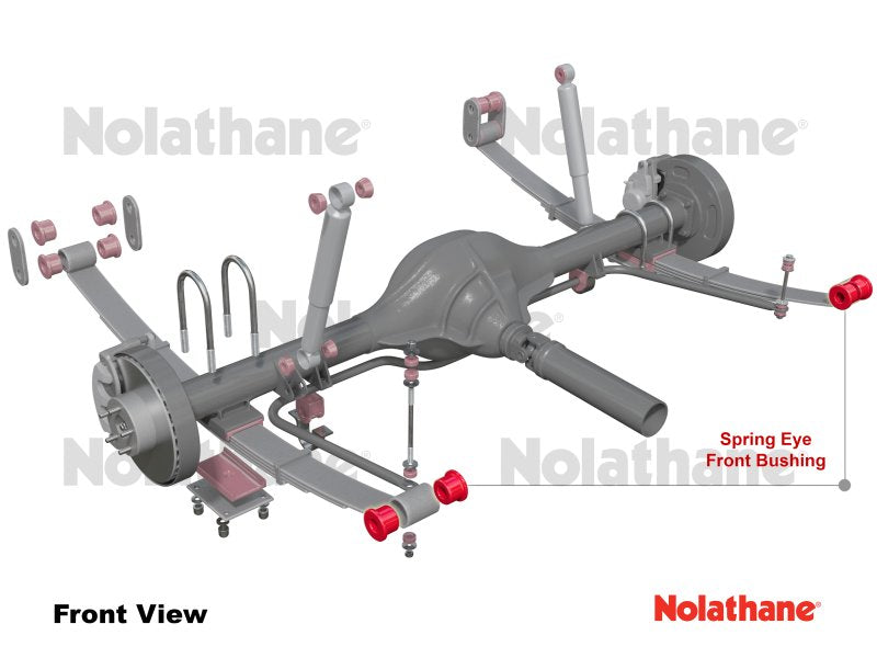Kit Silentblöcke Blattfedern hinten Chassis Vigo/Revo — Nolathane