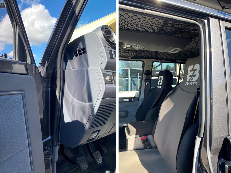N4-Offroad Türdichtungssatz verstärkt (alle Türen + Heckklappe) für Toyota Land Cruiser HZJ76/GRJ76