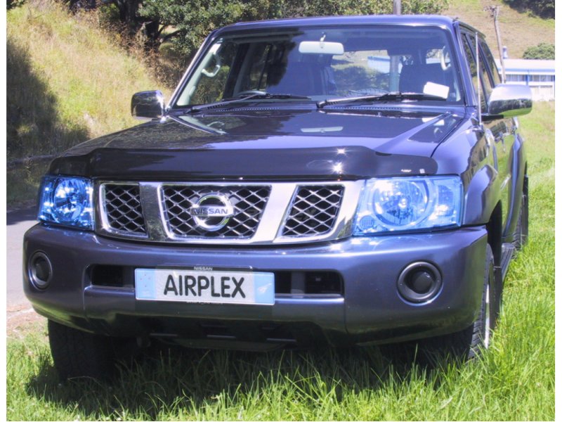 Windabweiser Motorhaube Nissan Patrol Y61 ab 2005 — Airplex