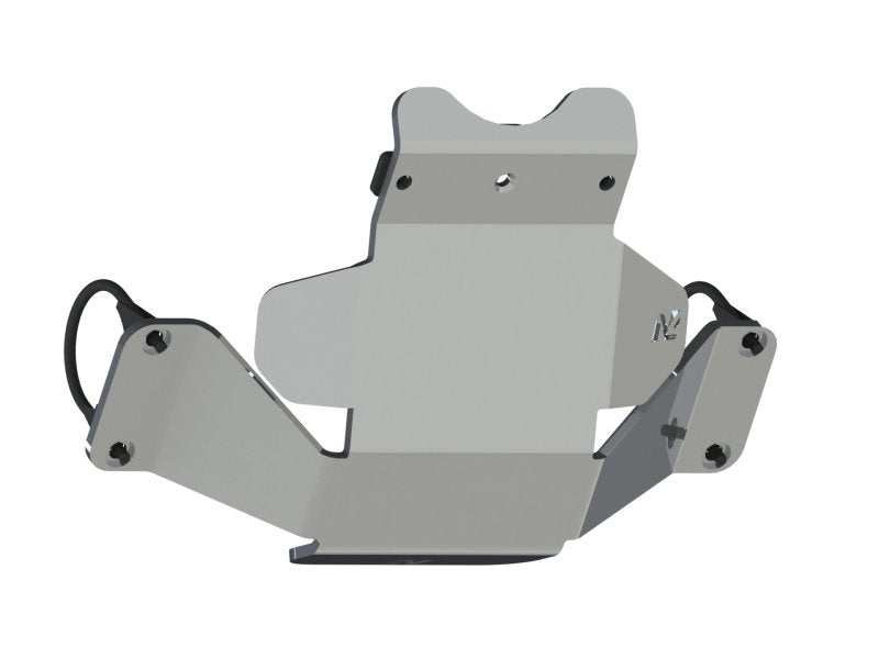 Unterfahrschutz nez pont hinten en Aluminium 8mm für Jeep Wrangler JL und Gladiator — N4-Offroad