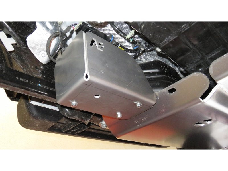 Unterfahrschutz aus Aluminium 8mm Verteilergetriebe und Tank für Jeep Wrangler JL 2.2L Diesel 3 Türen — N4-Offroad