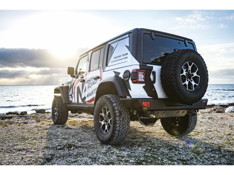 Heckstoßstange Stahl Jeep Wrangler JL JLU — N4-Offroad