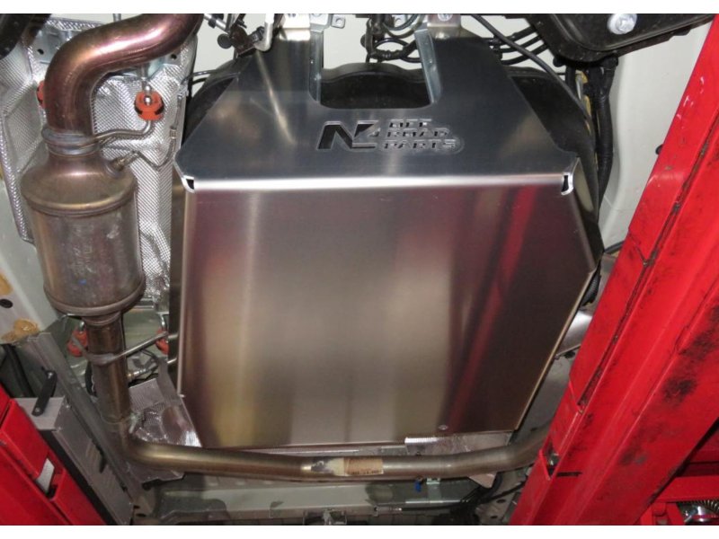 Tank-Unterfahrschutz Diesel und AdBlue aus Aluminium 6mm für Fiat Ducato ab 2014 — N4-Offroad
