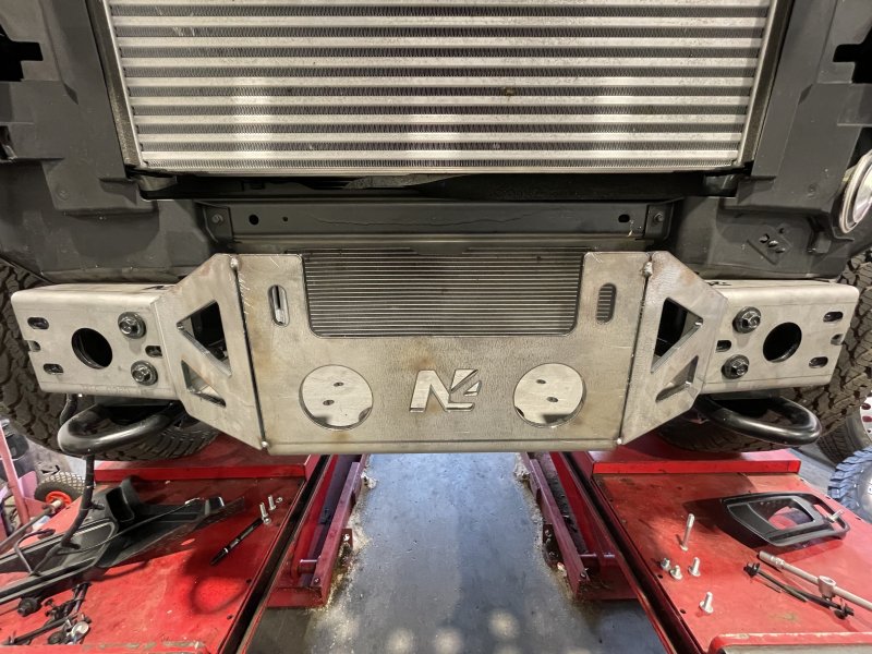 Seilwinden-Grundplatte für Original-Stoßstange Ford Ranger Raptor 2019-2023 — N4-Offroad