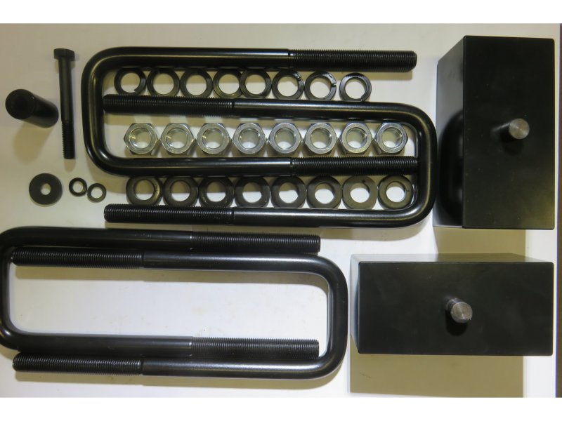 Paar Distanzkeile Blattfedern Fahrwerk 45mm Hilux Vigo Revo und Dmax 2012-2020 — DTC Parts