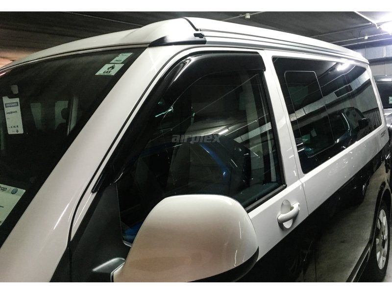 Windabweiser-Satz (2-teilig) vorn VW Transporter T5 T6 T6.1, Klebemontage — Airplex