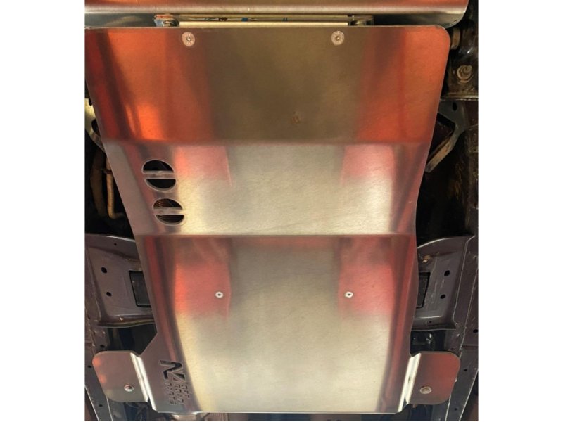 Getriebe- und Verteilergetriebe-Unterfahrschutz aus Aluminium 8mm für Ford Ranger Raptor 2019-2023 — N4-Offroad