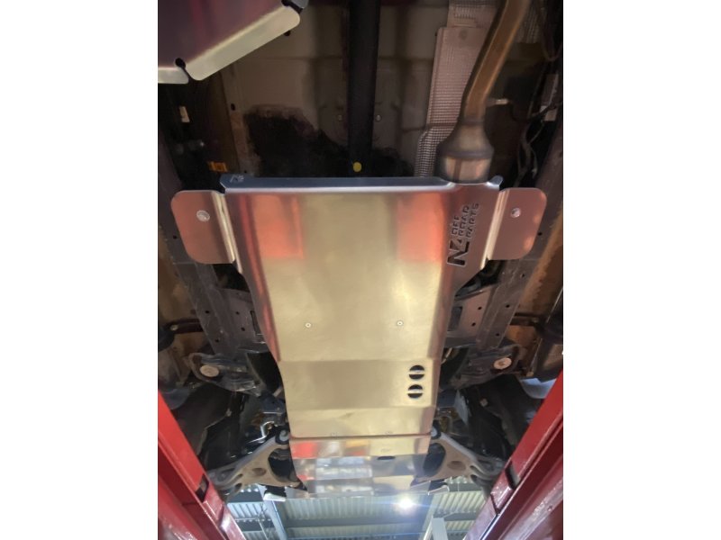Getriebe- und Verteilergetriebe-Unterfahrschutz aus Aluminium 8mm für Ford Ranger Raptor 2019-2023 — N4-Offroad