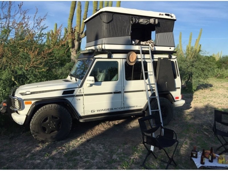 Dachzelt Evasion S EVO reines Orange — James Baroud