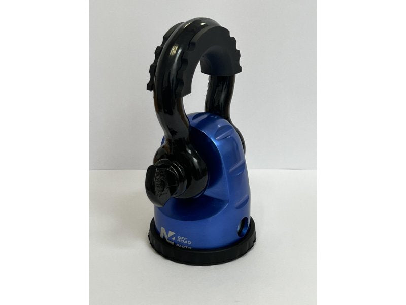 Seilstopper 8T aus eloxiertem Aluminium blau für Befestigung Schäkel — N4-Offroad