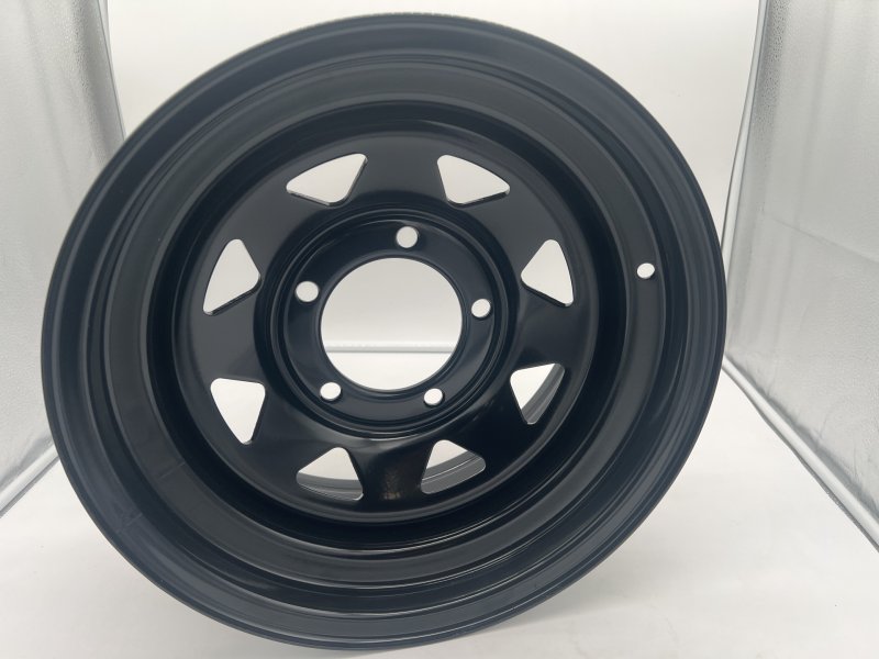 Jante Stahl Triangular noire 7X15 5x139.7 Suzuki Jimny & Samurai — N4-Offroad