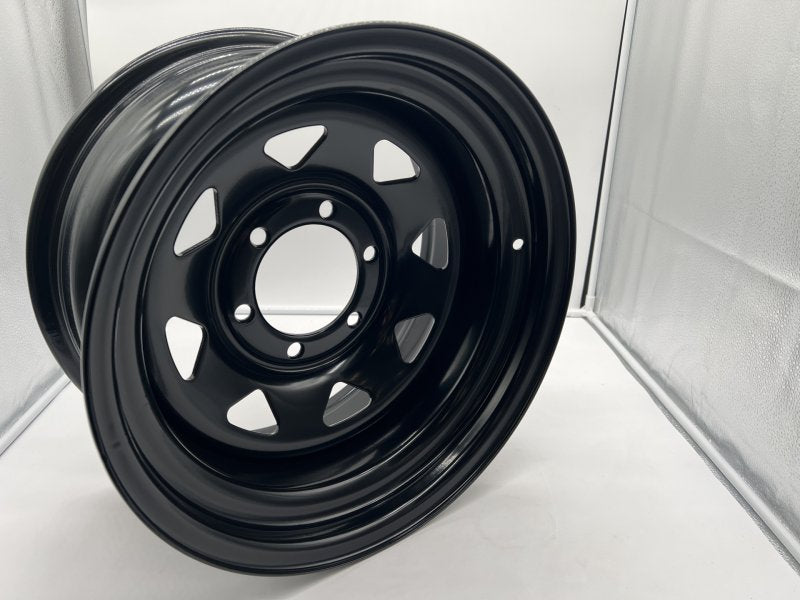 Jante Stahl Triangular noire 8X16 6x139.7 Land Cruiser Patrol Pajero — N4-Offroad