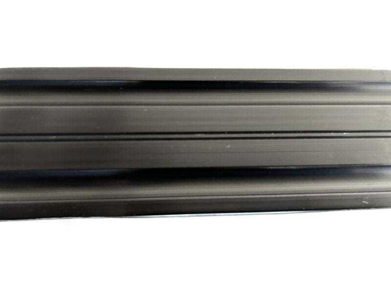 Zurrschiene Aero halbrund Aluminium eloxiert schwarz 2000mm — DTC Parts