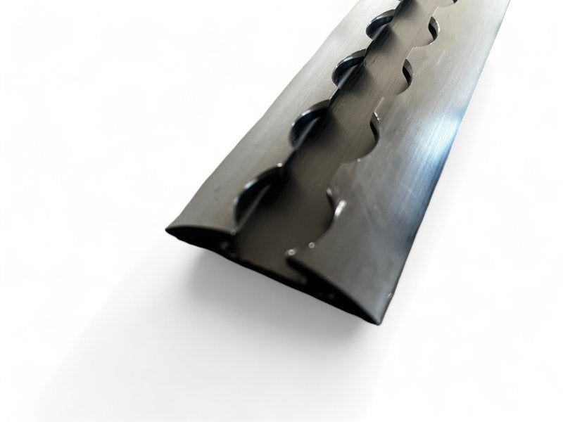 Zurrschiene Aero halbrund Aluminium eloxiert schwarz 2000mm — DTC Parts
