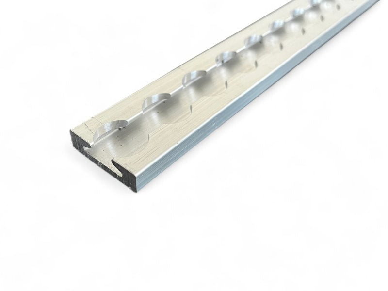 Rail arrimage Aero encastrable Aluminium anodise 2000mm — DTC Parts
