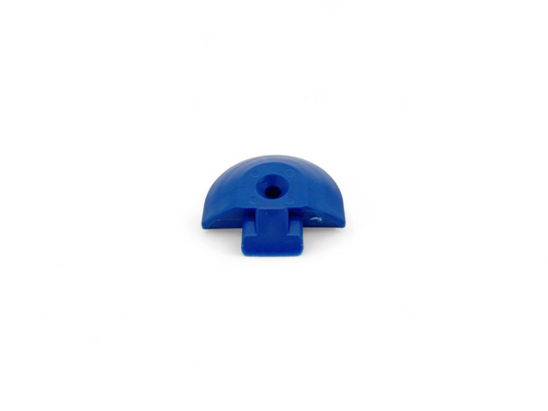 Endkappe Kunststoff blau für Aero-Schiene (halbrund)