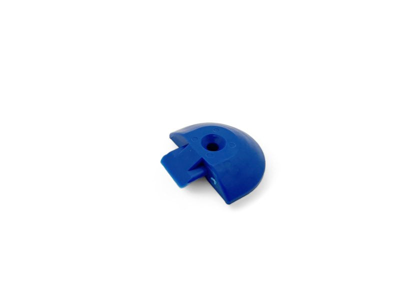 Endkappe Kunststoff blau für Aero-Schiene (halbrund)