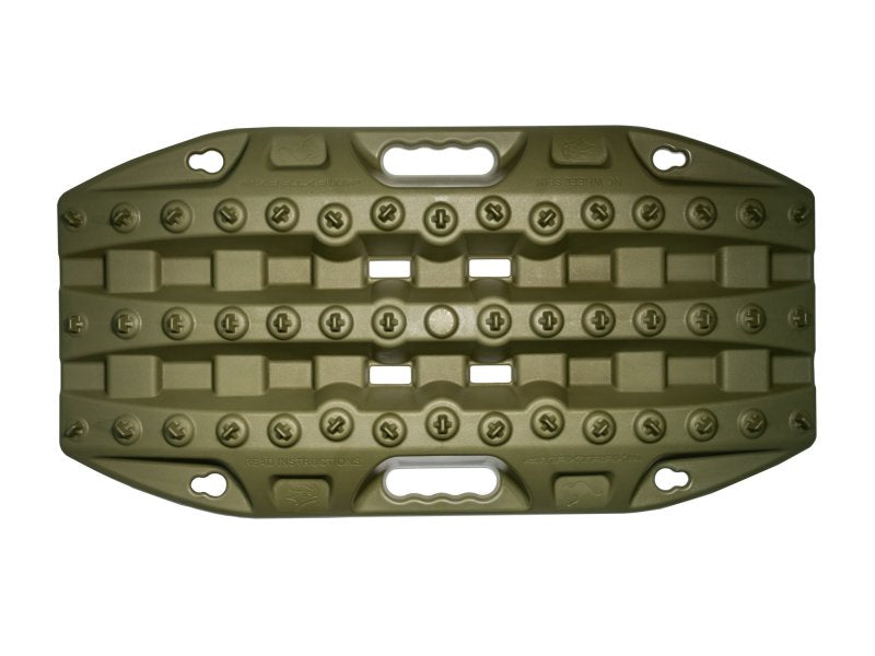 Sandbleche Maxtrax Mini + Jaxbase vert olive - Le set — Maxtrax