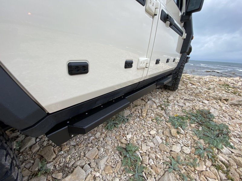 N4-Offroad Schwellerschutz Rechteckprofil 50×80 mm Stahl für Ineos Grenadier (Paar)