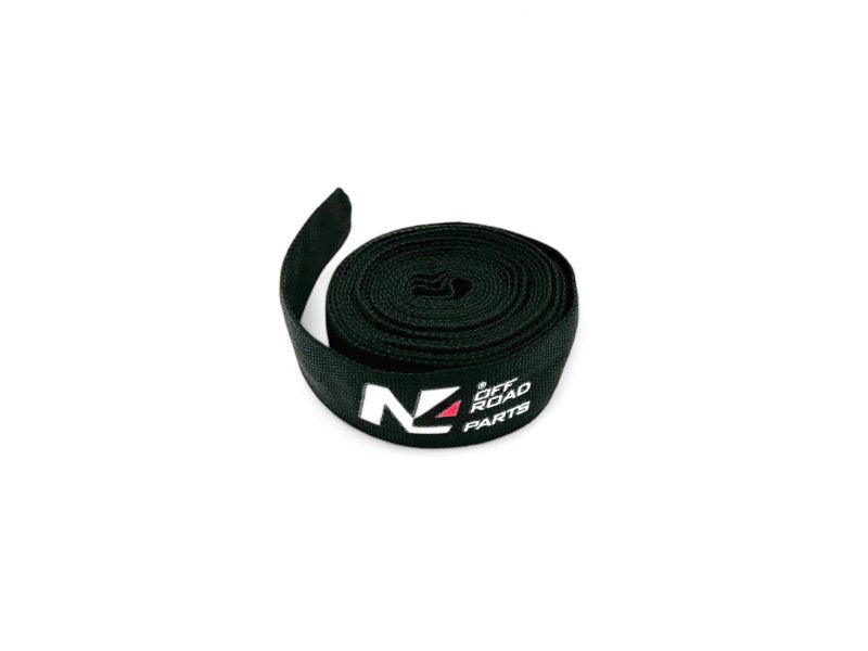 Schutz Synthetikseil Hakenseite Seilwinde schwarz 12mm x 3M — N4-Offroad