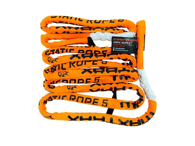 Bergegurt traction non-extensible Maxtrax Static Rope - 5 M — Maxtrax
