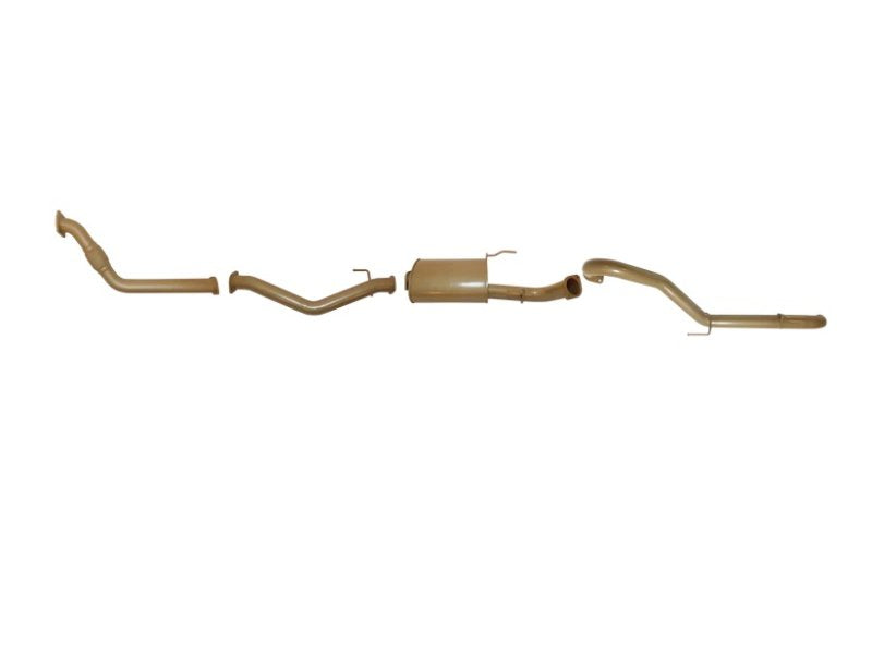 Ligne 3" complète d'échappement après turbo King Brown Toyota Land Cruiser HDJ100 — King Brown Exhausts