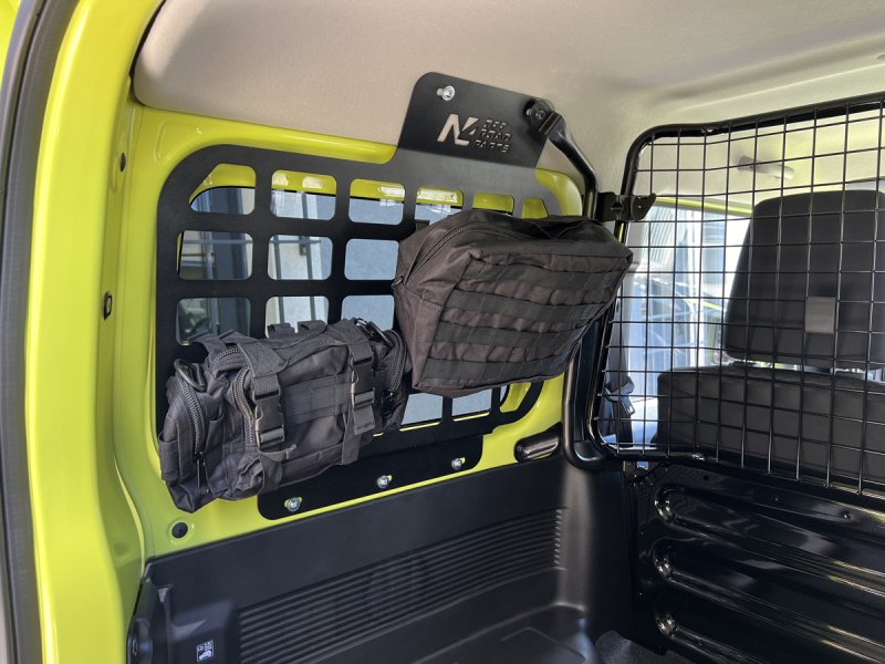 N4-Offroad MOLLE-Halterungssatz innen (hintere Seitenscheiben) für Suzuki Jimny (ab 2018)