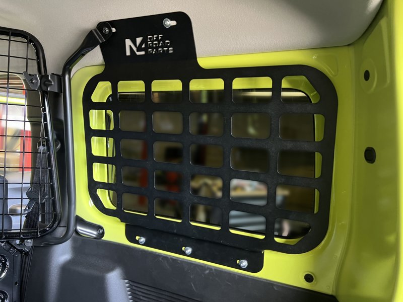 N4-Offroad MOLLE-Halterungssatz innen (hintere Seitenscheiben) für Suzuki Jimny (ab 2018)
