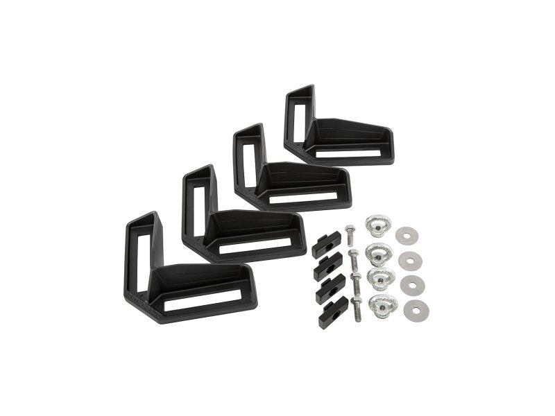 Kit 4 Eckstücke mit Ösen zur Positionierung von Elementen auf Dachträger — Rhino Rack