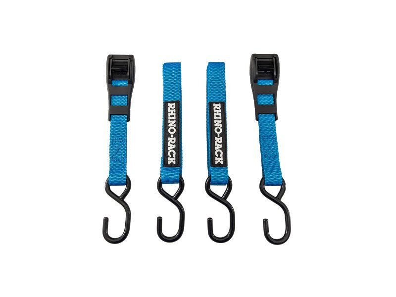 Paire sangles à came bleue 3m avec crochets Rhino Rack — Rhino Rack