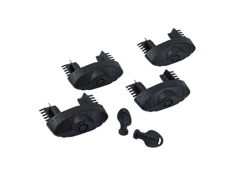 Kit 4 embouts verrouillable Dachträger-Querträger Vortex Secure Core Rhino Rack — Rhino Rack
