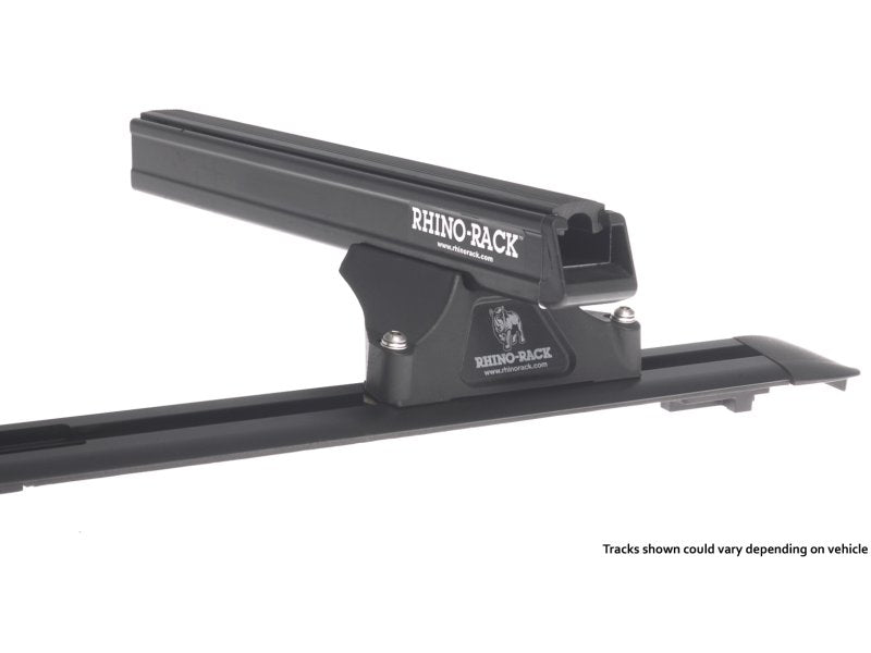 Kit 2 Dachträger-Querträger noire 1375mm Heavy Duty RLTP Trackmount Nissan Navara D40 2005-2015 — Rhino Rack