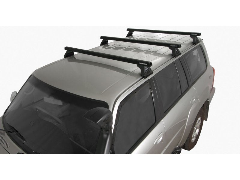Kit 3 Dachträger-Querträger schwarz 1375mm Heavy Duty RL110 Trackmount Nissan Patrol GU, Y61 1997-2017 — Rhino Rack