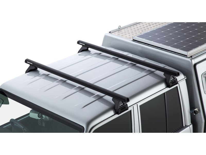Kit 2 Dachträger-Querträger schwarz Heavy Duty 1500mm mit Füßen RL150 — Rhino Rack