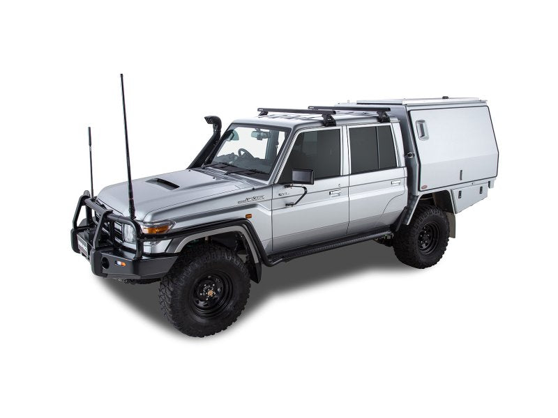 Kit 2 Dachträger-Querträger schwarz Heavy Duty 1500mm mit Füßen RL150 — Rhino Rack