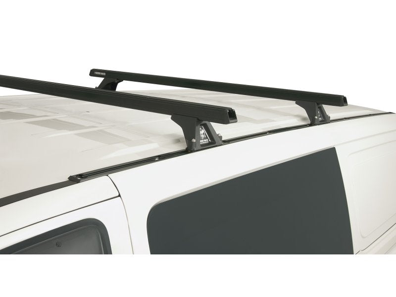 Kit 2 Dachträger-Querträger schwarz Heavy Duty 1500mm mit Füßen RLTF Hyundai iLoad/iMax 2008-2021 — Rhino Rack