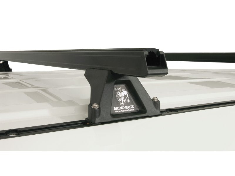 Kit 2 Dachträger-Querträger schwarz Heavy Duty 1500mm mit Füßen RLTF Hyundai iLoad/iMax 2008-2021 — Rhino Rack