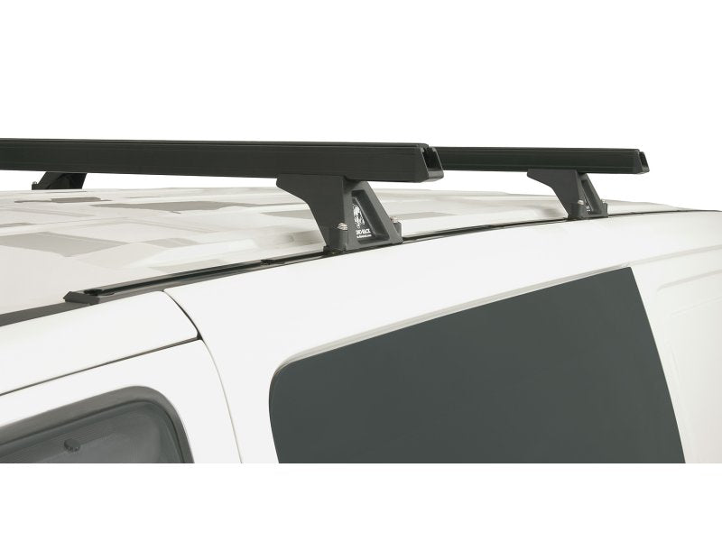 Kit 2 Dachträger-Querträger schwarz Heavy Duty 1500mm mit Füßen RLTF Hyundai iLoad/iMax 2008-2021 — Rhino Rack