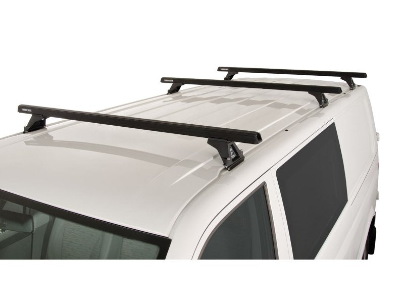 Kit 3 Dachträger-Querträger schwarz Heavy Duty 1500mm mit Füßen RLTF Volkswagen Caravelle/Multivan/Transporter T5/T6 — Rhino Rack