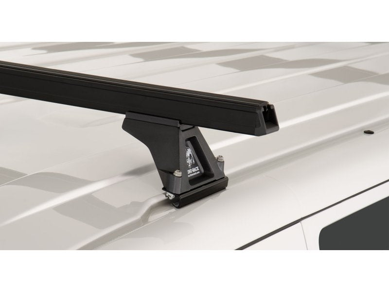 Kit 3 Dachträger-Querträger schwarz Heavy Duty 1500mm mit Füßen RLTF Volkswagen Caravelle/Multivan/Transporter T5/T6 — Rhino Rack
