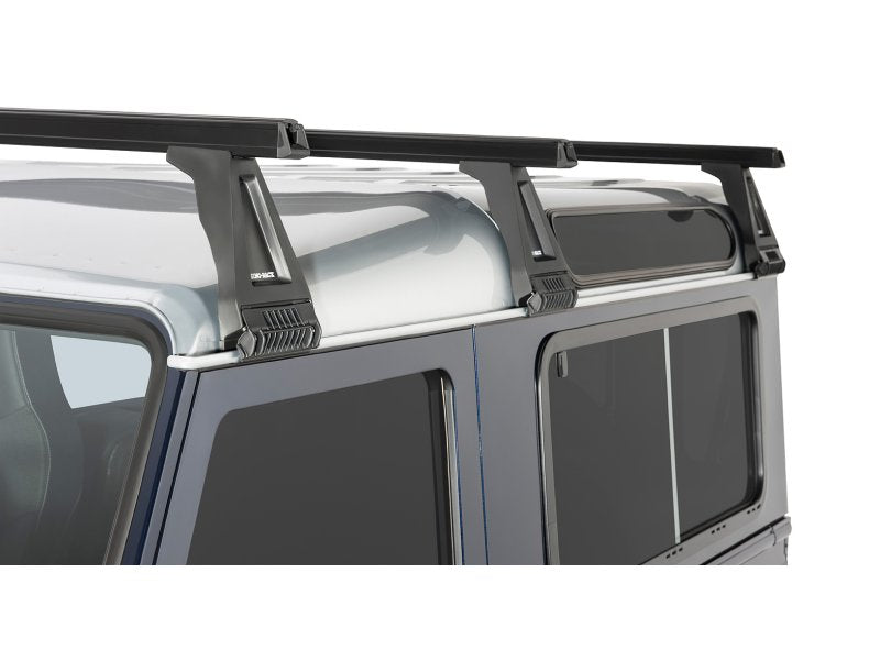 Kit 3 Dachträger-Querträger noire Heavy Duty 1500mm avec pieds RL210 Land Rover Defender — Rhino Rack