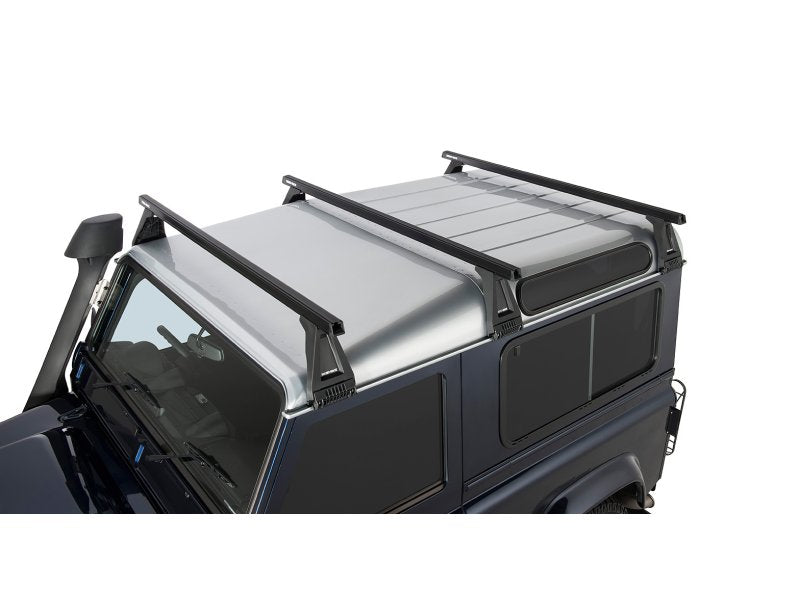 Kit 3 Dachträger-Querträger schwarz Heavy Duty 1500mm mit Füßen RL210 Land Rover Defender — Rhino Rack