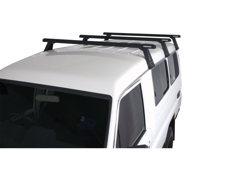 Kit 3 Dachträger-Querträger schwarz Heavy Duty 1500mm mit Füßen RL210 — Rhino Rack