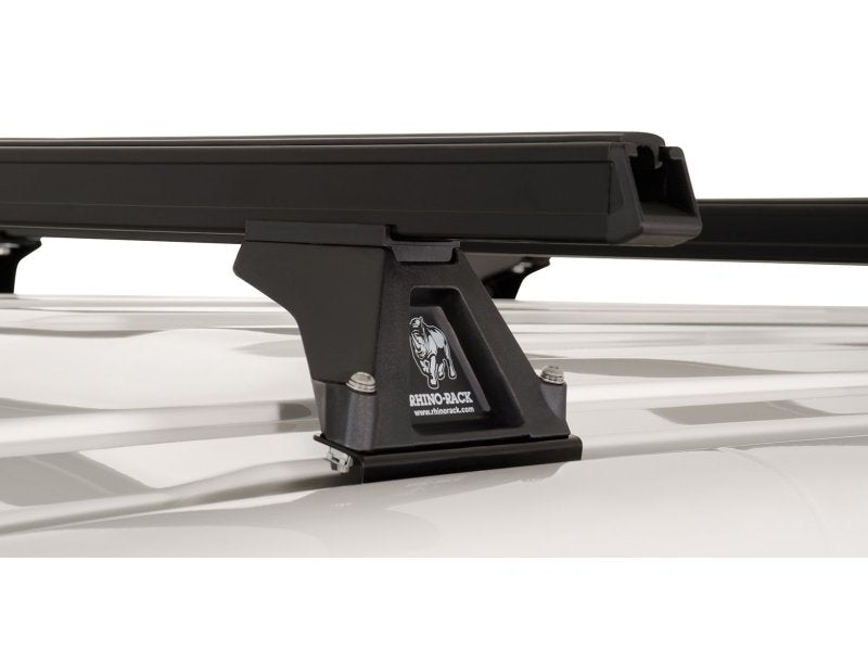 Kit 4 Dachträger-Querträger schwarz Heavy Duty 1500mm mit Füßen RLTF Volkswagen Caravelle/Multivan/Transporter T5/T6 — Rhino Rack