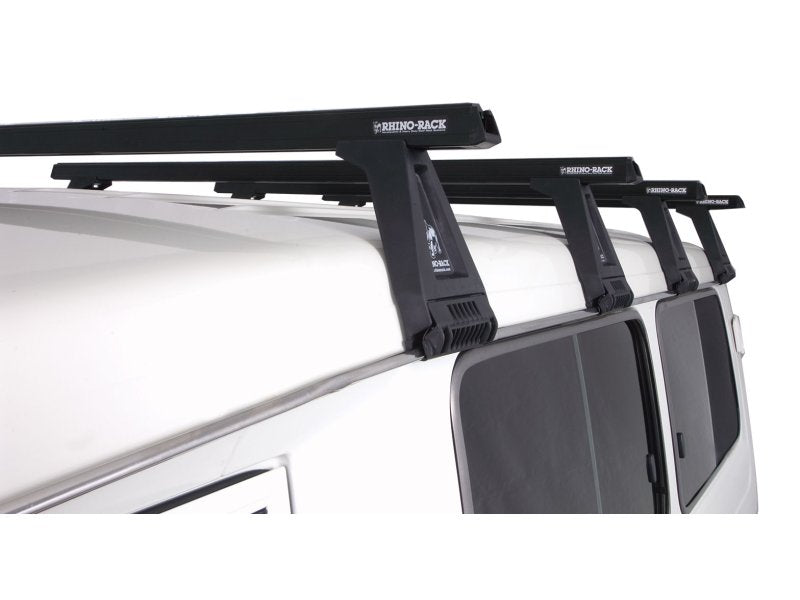 Kit 4 Dachträger-Querträger schwarz Heavy Duty 1500mm mit Füßen RL210 — Rhino Rack