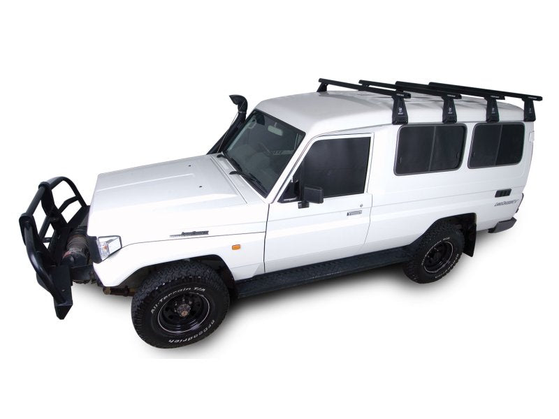 Kit 4 Dachträger-Querträger schwarz Heavy Duty 1500mm mit Füßen RL210 — Rhino Rack